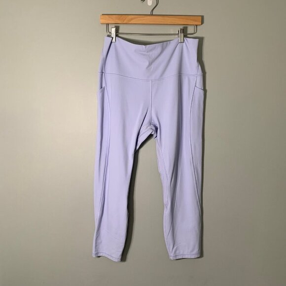 Lululemon Align High-Rise Crop with Pockets 23" Pastel Blue - Size 12 - Picture 2 of 12